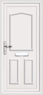 Aberdeen Solid blue upvc front door